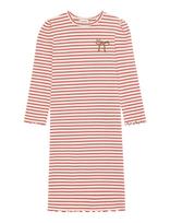 Minymo - Dress Ls Rib - Suknelė ilgomis rankovėmis - Raudona