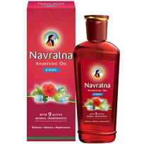 Navratna Cool Herbal Body Massage Oil For Stress Relief And Refreshing Scalp Care Relaxing Rejuvenating Formula 600 ml