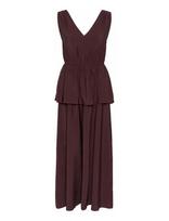 Kaffe - Karosie Maxi Dress - Ilga suknelė - Ruda