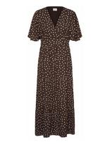 Kaffe - Kalorinda Ss Dress - Ilga suknelė - Ruda