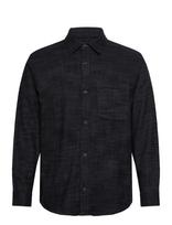 Abercrombie & Fitch - Long Sleeve Slub Flannel - Laisvalaikio marškiniai - Juoda