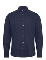 Lindbergh - Linen/Cotton Shirt L/S - Lininiai marškiniai - Tamsiai mėlyna