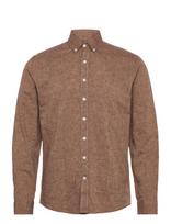 Lindbergh - Linen/Cotton Shirt L/S - Lininiai marškiniai - Ruda