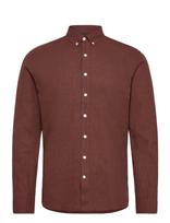 Lindbergh - Linen/Cotton Shirt L/S - Lininiai marškiniai - Balta