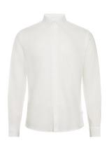 Lindbergh - Linen/Cotton Shirt L/S - Lininiai marškiniai - Balta