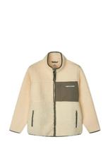 Mads Nørgaard - Teddy Fleece  Jeffo Jacket - Flisinė striukė - Kreminė spalva