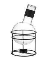 Dorre - Glora Mulled Wine Jug Glass Black Wrought Stand Capacity 1.3 L - Raudonojo vyno taurės - Nude