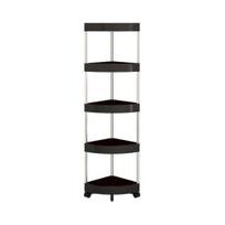 Yousheng Storage Rack Rolling Cart with Multiple Layers Large Capacity 360-Degree Wheels Design Floor-standing Bathroom Corner Triangle H