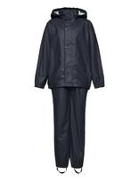 Color Kids - Rainwear Pu Set - Lietaus drabužių komplektas - Juoda