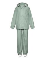 Color Kids - Rainwear Pu Set - Lietaus drabužių komplektas - Žalia
