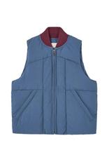 THE ANIMALS OBSERVATORY - Lobster Kid Puffer Vest Blue-Grey - Lauko liemenės - Mėlyna