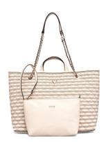 GUESS - Giully Ii Large 2 In 1 Tote - Rankinė - Kreminė spalva