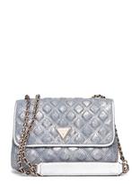 GUESS - Giully Ii 2 Comp Cnvrtble Flap - Rankinė - Mėlyna