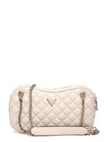 GUESS - Giully Ii Shoulder Satchel - Rankinė - Kreminė spalva