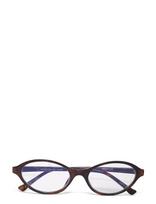Gina Tricot - Oval Blue Light Glasses - Mėlyną šviesą blokuojantys akiniai - Ruda