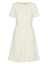 Calvin Klein - Scuba Fit And Flare Dress - Trumpa suknelė - Kreminė spalva