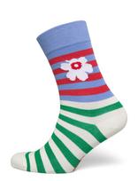 Marimekko - Kasvaa Tasaraita Unikko Two - Įprastos kojinės - Marga / raštuota