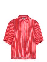 Marimekko - Palindromi Piccolo - Lininiai marškiniai - Raudona