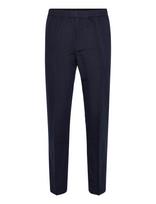 Filippa K - Theo Linen Trousers - Lininės kelnės - Tamsiai mėlyna