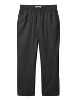 Woodbird - Wbeik Linen Pant - Laisvalaiko marškiniai - Juoda