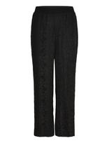 Kaffe Curve - Kcnelina Pants - Plačios kelnės - Juoda
