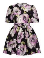 By Ti Mo - Taffeta Shift Dress - Trumpa suknelė - Marga / raštuota