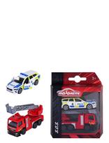 Majorette - Majorette Swedish S.o.s. 2 Pieces Set - Kiti žaisliniai automobiliai - Raudona