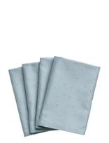 Compliments - Confetti Damask Napkin 45X45 Cm - 4 Pack - Audinių servetėlės - Mėlyna