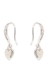 Pilgrim - Dixie Heart Earrings Silver-Plated - Kabantys auskarai - Sidabro