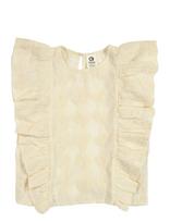 Müsli By Green Cotton - Poetry Ruffle S/S T - Palaidinės ir tunikos - Kreminė spalva