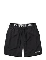 Calvin Klein - Medium Drawstring Boxer - Sportiniai maudymosi šortai - Juoda