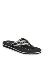 Tommy Hilfiger - Th Webbing Summer Sandal - Šlepetės - Juoda