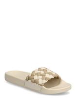 Tommy Hilfiger - Th Braided Pool Slide - Baseino šlepetės - Smėlio