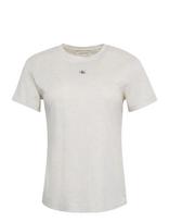 Calvin Klein Jeans - Ss Woven Label Classic Fit Tee - Marškinėliai trumpomis rankovėmis - Pilka