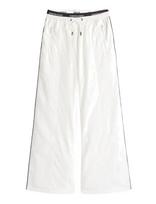 Tommy Jeans - Tjw Waistband Track Pants Ext - Plačios kelnės - Balta