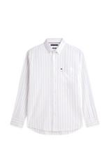 Tommy Hilfiger - Structure Stp Lslv Classic Fit - Laisvalaikio marškiniai - Balta