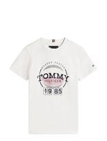 Tommy Hilfiger - Basketball Graphic T-Shirt - Marškinėliai trumpomis rankovėmis - Kreminė spalva