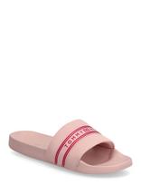 Tommy Hilfiger - Th Webbing Pool Slide - Baseino šlepetės - Rožinė