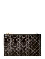 Calvin Klein - Emblem Aop Top Zip Cardcase - Kortelių dėklas - Juoda