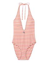 Calvin Klein - Plunge One Piece - Maudymosi kostiumėlis - Koralinė spalva