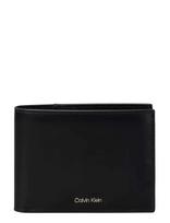 Calvin Klein - Raised Ew Trifold - Klasikinė piniginė - Juoda