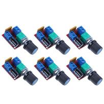 A84E-6X Mini nuolatinės srovės variklio PWM greičio reguliatorius 3V 6V 12V 24V 35VDC 90W 5A DC variklio greičio valdymo jungiklis LED pritemdytojas raudona
