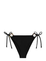 Tommy Hilfiger - V String Side Tie - Bikinis su raišteliais šonuose - Juoda