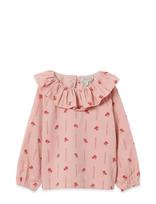 Garbo&Friends - Micro Corduroy Long Sleeve Blouse - Palaidinės ir tunikos - Rožinė