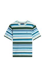 Tommy Hilfiger - Multi Stripe Crepe Tee - Marškinėliai trumpomis rankovėmis - Marga / raštuota