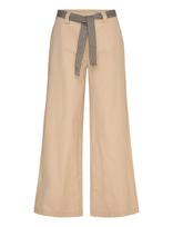FREE/QUENT - Fqcana-Pants - Plačios kelnės - Smėlio