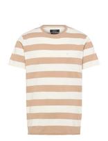 Clean Cut Copenhagen - Milas Knitted T-Shirt - Marškinėliai trumpomis rankovėmis - Marga / raštuota
