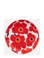 Marimekko Home - Unikko Deep Plate 20,5Cm - Lėkštė - Raudona