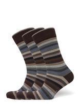Amanda Christensen - True Block Stripe - Įprastos kojinės - Marga / raštuota
