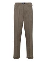 Lindbergh - Linen Blend Pleated Pants - Lininės kelnės - Chaki spalva